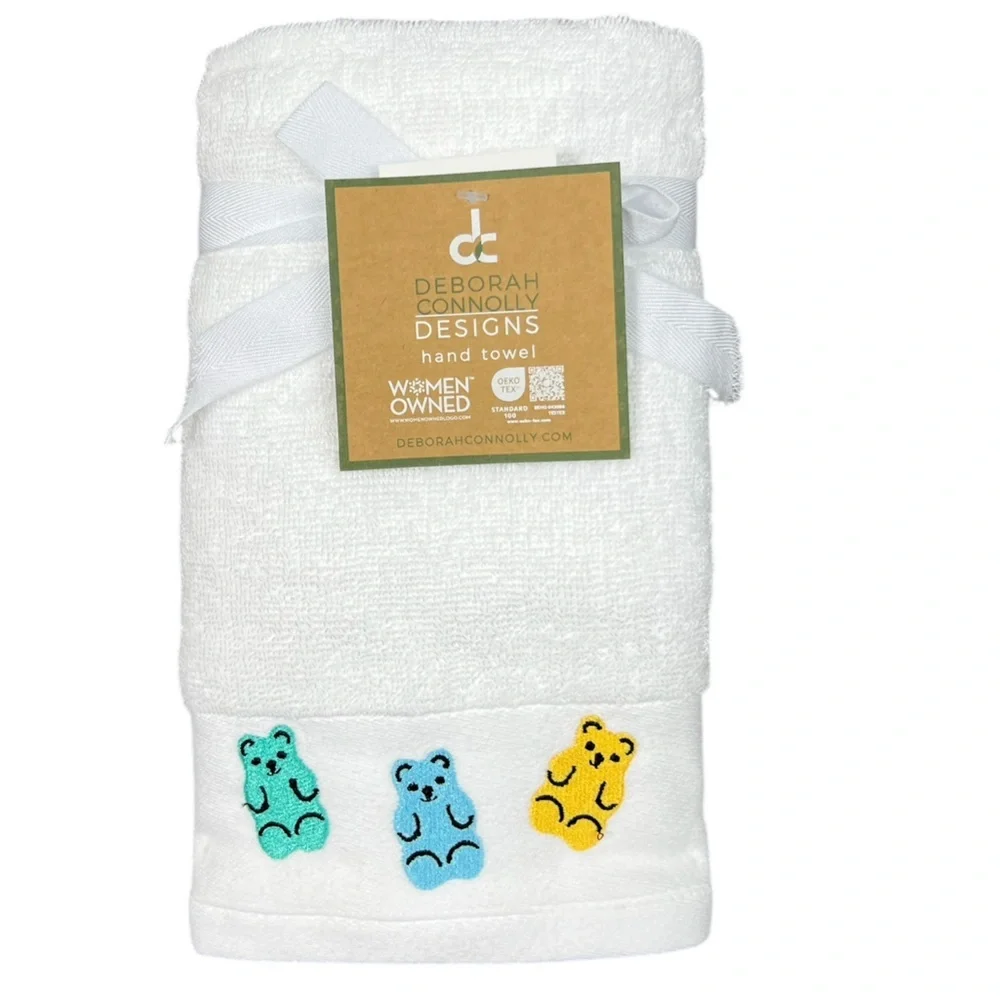 Deborah Connolly  - ‘Gummy Bears’ bath towel set. NWT.